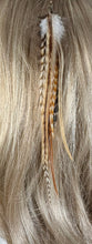 Load image into Gallery viewer, Feather Hair Xtension 5 Barrel Bead (6 Feathers)