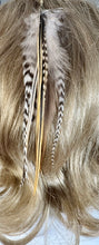 Load image into Gallery viewer, Feather Hair Xtension 6 Barrel Bead (8 Feathers)