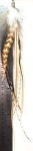 Load image into Gallery viewer, Feather Hair Xtension 8 Barrel Bead (7 Feathers)