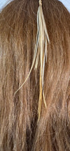 Load image into Gallery viewer, Feather Hair Xtension 21 Natural Bead (10 Feathers)