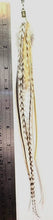 Load image into Gallery viewer, Feather Hair Xtension 24 Barrel Bead (6 Feathers)