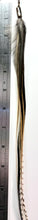 Load image into Gallery viewer, Feather Hair Xtension 30 Ornate Natural Bead (4 Feathers)