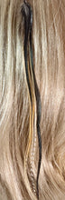 Load image into Gallery viewer, Feather Hair Xtension 30 Ornate Natural Bead (4 Feathers)
