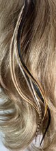 Load image into Gallery viewer, Feather Hair Xtension 30 Ornate Natural Bead (4 Feathers)