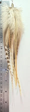 Load image into Gallery viewer, Feather Hair Xtension 30 Barrel Bead (5 Feathers)