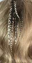 Load image into Gallery viewer, Feather Hair Xtension 36 Barrel Bead (9 Feathers)