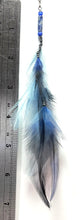 Load image into Gallery viewer, Feather Hair Xtension 43 Gemstones &amp; Beads (5 Feathers)