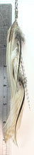 Load image into Gallery viewer, Feather Hair Xtension 50 Seed Beads Dangling Crystals (11 Feathers)