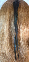 Load image into Gallery viewer, Feather Hair Xtension 55 Engraved Metal Bead (4 Feathers)