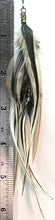 Load image into Gallery viewer, Feather Hair Xtension 57 Seed Beads (8 Feathers)