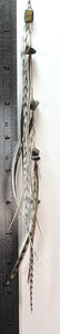 Feather Hair Xtension 59 Gemstone Beads(9 Feathers)