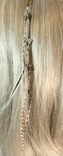 Load image into Gallery viewer, Feather Hair Xtension 59 Gemstone Beads(9 Feathers)