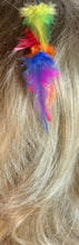 Load image into Gallery viewer, Feather Hair Xtension 58 Crystal Seed Beads (6 Feathers)