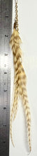 Load image into Gallery viewer, Feather Hair Xtension 68 Multiple Gemstones Chained (3 Feathers)