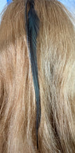 Load image into Gallery viewer, Feather Hair Xtension 69 Crystals Seed Beads (4 Feathers)