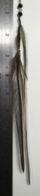 Load image into Gallery viewer, Feather Hair Xtension 69 Crystals Seed Beads (4 Feathers)