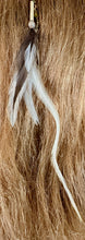 Load image into Gallery viewer, Feather Hair Xtension 71 Gemstones,Chained Crystals Seed Beads (5 Feathers)
