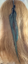 Load image into Gallery viewer, Feather Hair Xtension 73 Seed Beads (4 Feathers)