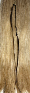 Feather Hair Xtension 74 Crystals Seed Beads (2 Feathers)