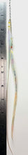Load image into Gallery viewer, Feather Hair Xtension 79 Crystal Chained (2 Rainbow Feathers)