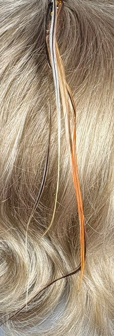 Feather Hair Xtension 82 Crystals (4 Feathers)