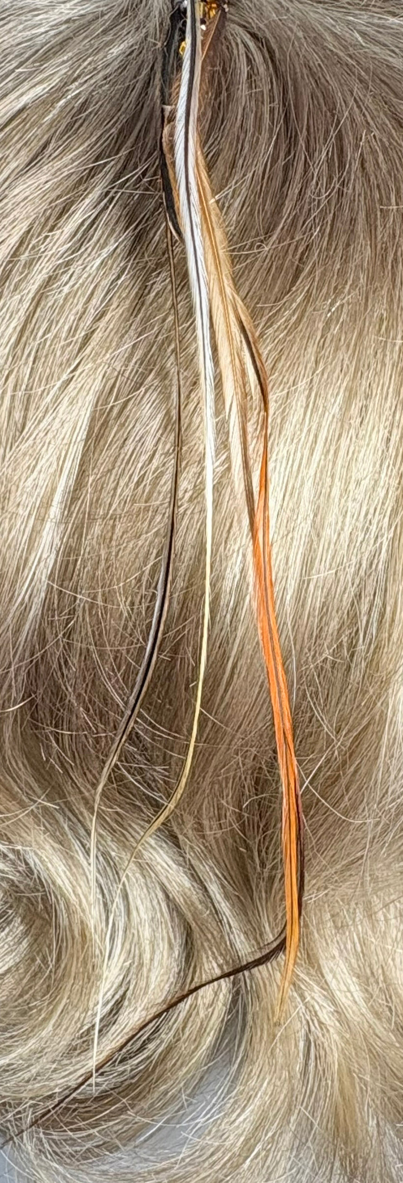 Feather Hair Xtension 82 Crystals (4 Feathers)
