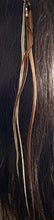 Load image into Gallery viewer, Feather Hair Xtension 82 Crystals (4 Feathers)