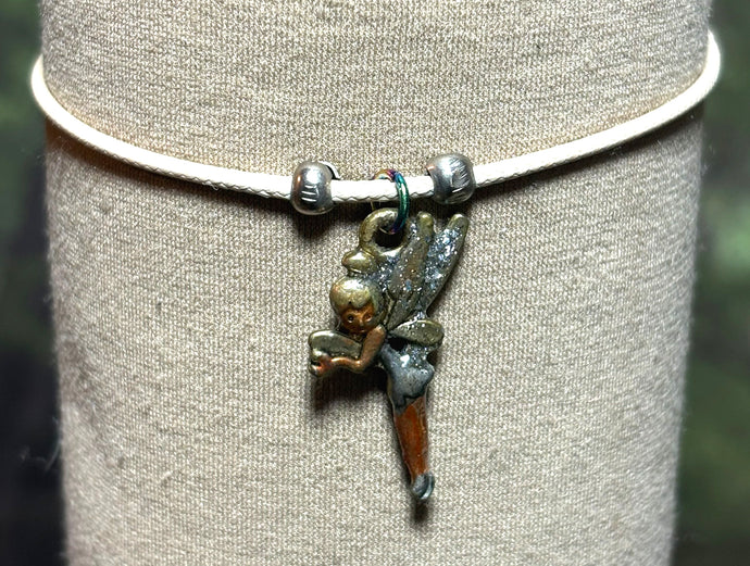 Charming Personal POWER Arm BAND-IT Ivory Cord Colorful Fairy (Love/Adventure Endings)