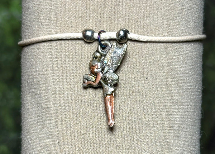 Charming Personal POWER Arm BAND-IT Ivory Cord Colorful Fairy 2 (Love/Adventure Endings)