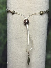 Load image into Gallery viewer, Charming Personal POWER Arm BAND-IT Beige Cord Bronze Dove (Love/Adventure Ending)