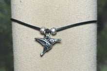 Load image into Gallery viewer, Charming POWER Arm BAND-IT Black Cord Love Hummingbird  (Made with Love Endings)