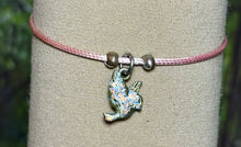 Load image into Gallery viewer, Charming POWER Arm BAND-IT Light Pink Cord Colorful Dove (Made with Love Endings)