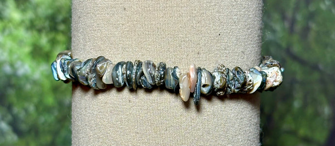 Gemstone POWER Arm/Ankle BAND-IT 16 Earthy Gemstone Chips