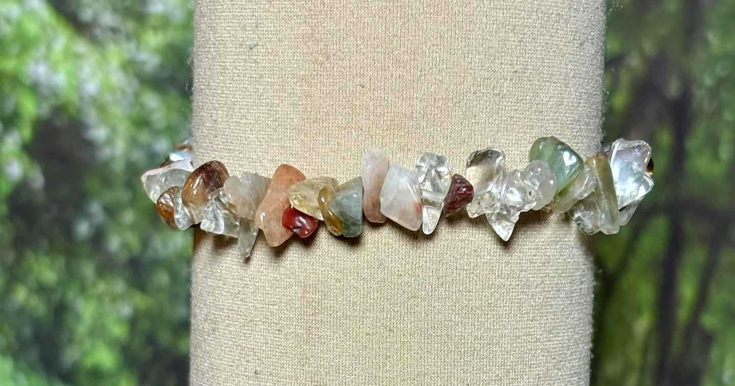 Gemstone POWER Arm/Ankle BAND-IT 6 Gemstone Chips