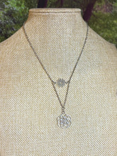 Load image into Gallery viewer, BAND-IT SilverTone Arched Double Flower of Life