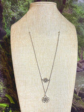 Load image into Gallery viewer, BAND-IT SilverTone Arched Double Flower of Life