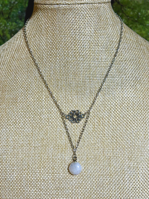 BAND-IT SilverTone Ornate Arched Gem