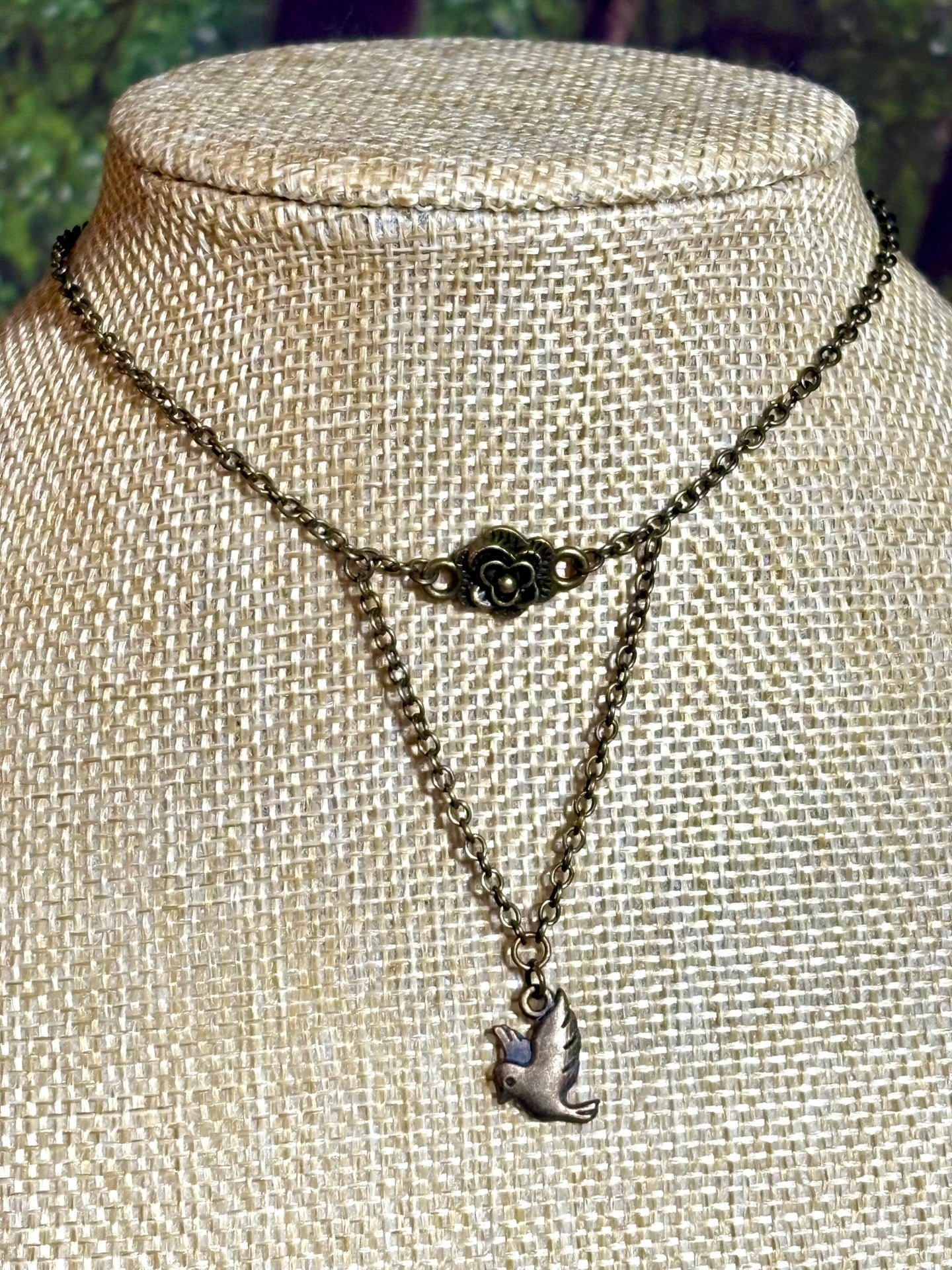 BAND-IT Bronze Flower & Dove