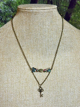 Load image into Gallery viewer, BAND-IT Bronze Key &amp; LOVE Crystal Butterfly/Cloisonné Arch