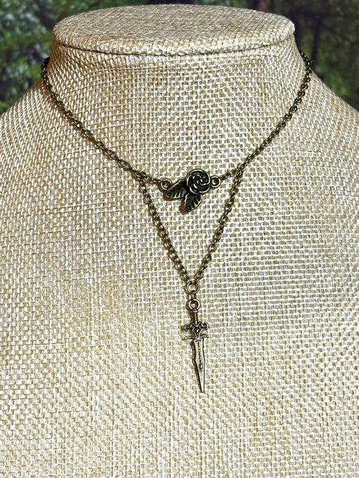 BAND-IT Bronze Rose & Sword