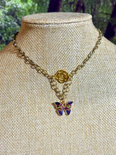 Load image into Gallery viewer, BAND-IT Golden Butterfly &amp; Flower