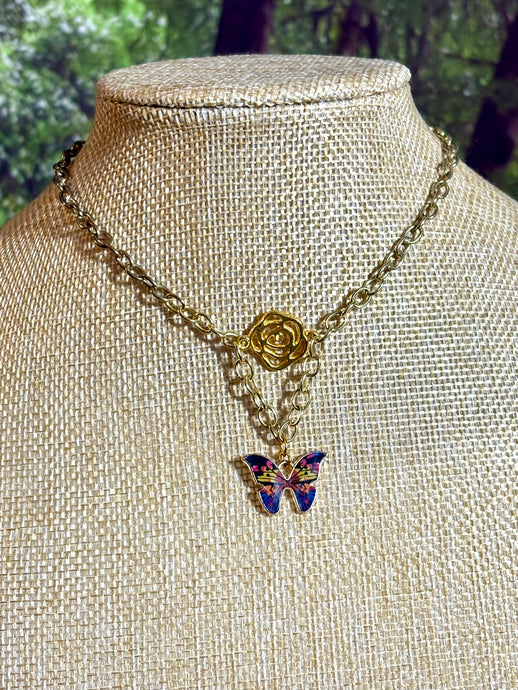 BAND-IT Golden Butterfly & Flower