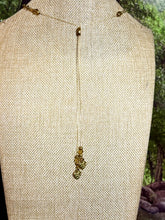 Load image into Gallery viewer, Orgonic POWER BAND-IT Gold Tone Chain Hand Crafted Reversible Orgonic LOVE JOY Shield Magnetic Crystal Coils Infinity