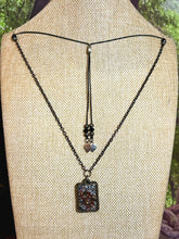 Load image into Gallery viewer, Orgonic POWER BAND-IT Gold Tone Chain Hand Crafted Reversible Orgonic Window Magnetic Crystal Coils Infinity