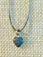 Load image into Gallery viewer, Orgonic POWER BAND-IT Bronze Chain Hand Crafted Reversible Orgonic Heart Magnetic Crystal Coils