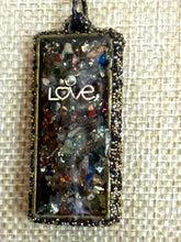 Load image into Gallery viewer, Orgonic POWER BAND-IT Bronze Chain Hand Crafted Reversible Orgonic Infinity Doorway Magnetic Crystal Coils