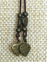 Load image into Gallery viewer, Orgonic POWER BAND-IT Bronze Chain Hand Crafted Reversible Orgonic Infinity Doorway Magnetic Crystal Coils