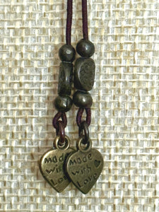 Orgonic POWER BAND-IT Bronze Chain Hand Crafted Reversible Orgonic Infinity Doorway Magnetic Crystal Coils