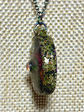 Load image into Gallery viewer, Orgonic POWER BAND-IT Rainbow Stainless Chain Hand Crafted Reversible Orgonic Infinity Sphere Magnetic Crystal Coils