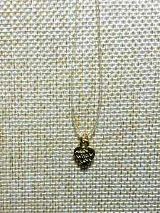 Orgonic POWER BAND-IT Gold Tone Chain Hand Crafted Reversible Orgonic Heart Magnetic Crystal Coils